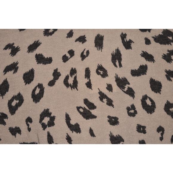 ALL IN FAVOR NEW $29 Long Sleeve Cropped Top in Leopard Print Large - Picture 4 of 4